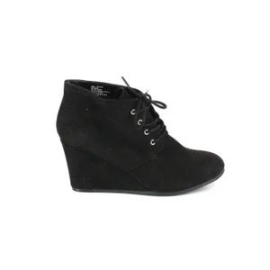 Black Wedge Arizona Ankle Boots